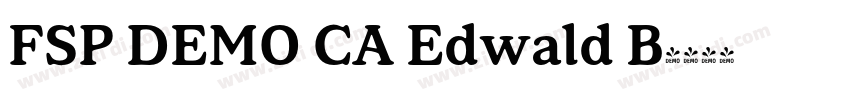 FSP DEMO CA Edwald B字体转换